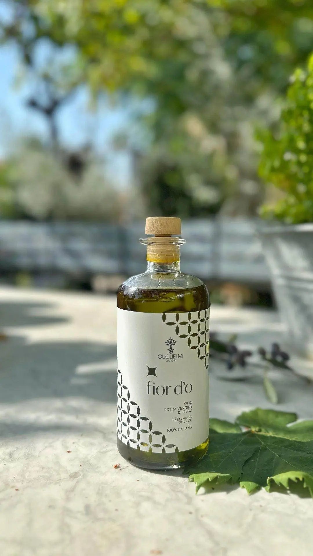 Guglielmi – Fior d’O Sızma Zeytinyağı (500 ml, Filtre Edilmemiş)