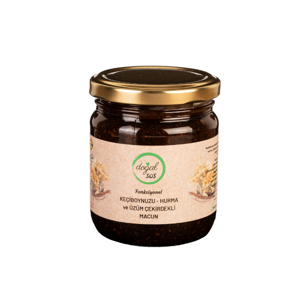 Fonksiyonel Keçiboynuzu-Hurma ve Üzüm Çekirdekli Macun 250g