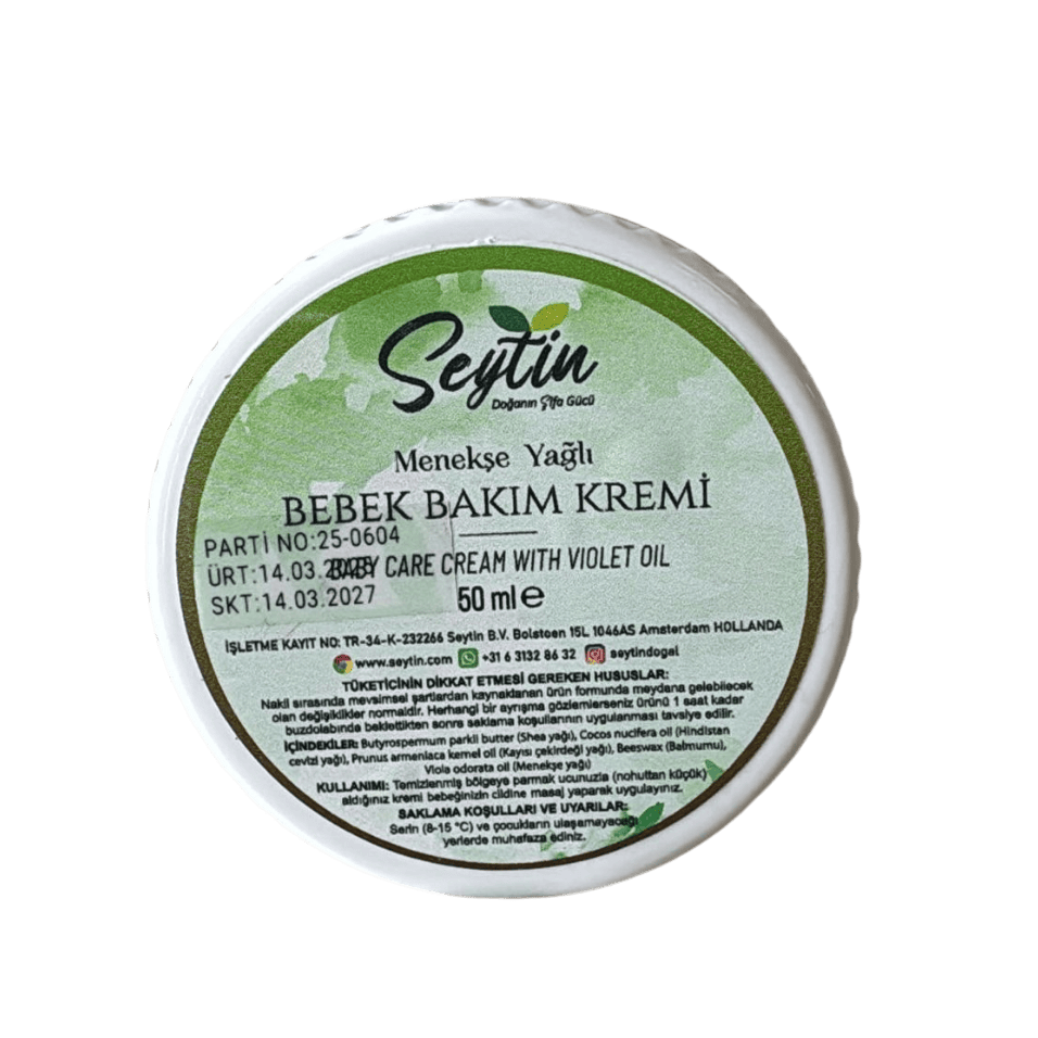 Menekşe Yağlı Bebek Bakım Kremi
