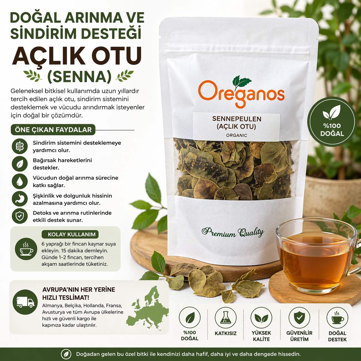 Doğal Arınma ve Sindirim Desteği: Açlık Otu (Senna)