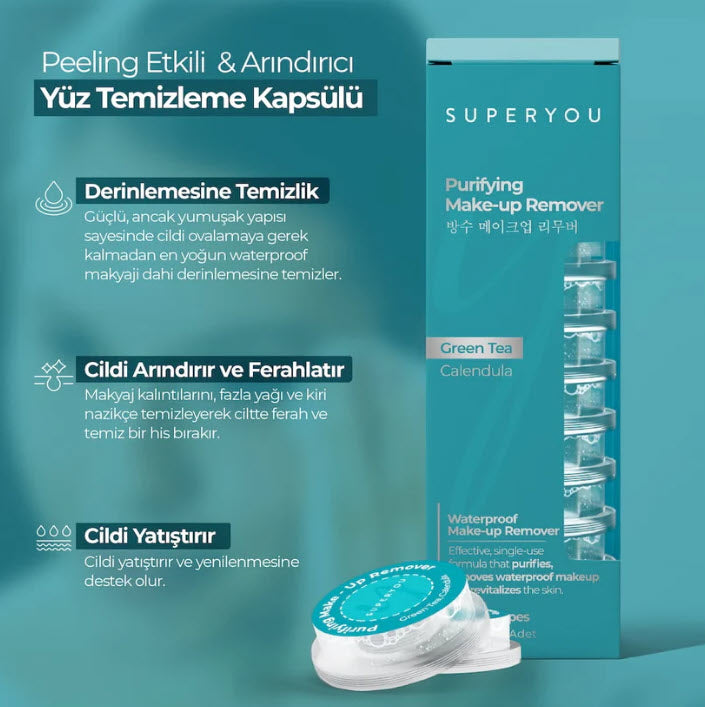 Superyou - Arındırıcı & Yatıştırıcı Yüz Temizleme Kapsülü