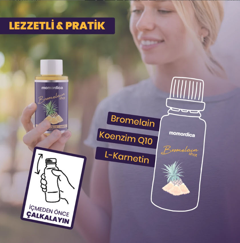 Bromelain Shot - 10 Adet