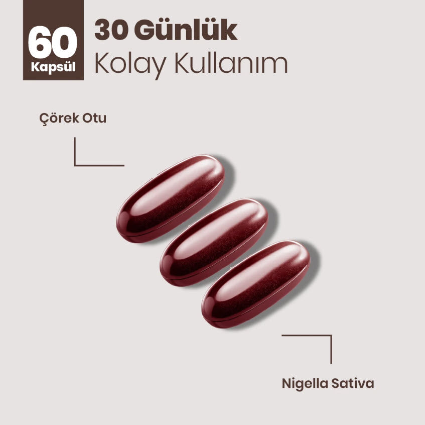 Çörekotu Yağı Yumuşak Kapsül - 60 Kapsül