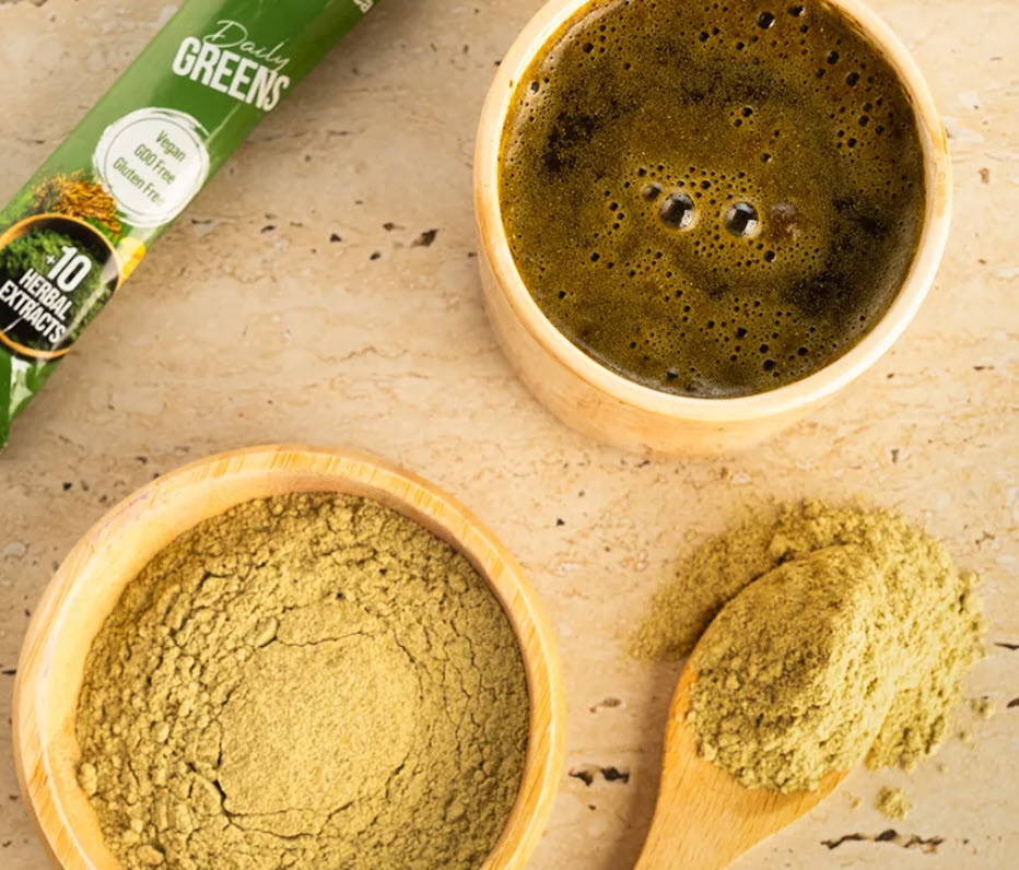 Daily Greens - 11 Bitki İçeren 20 Günlük Öğün Tozu Vegan