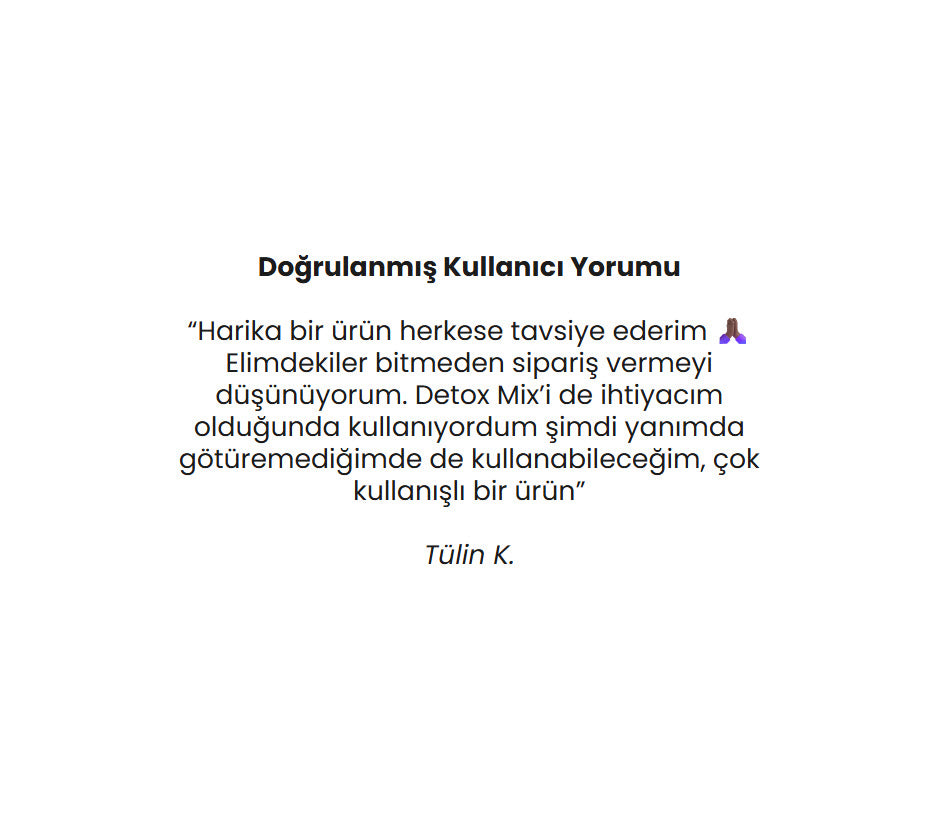 Detox Shot - 10 Adet