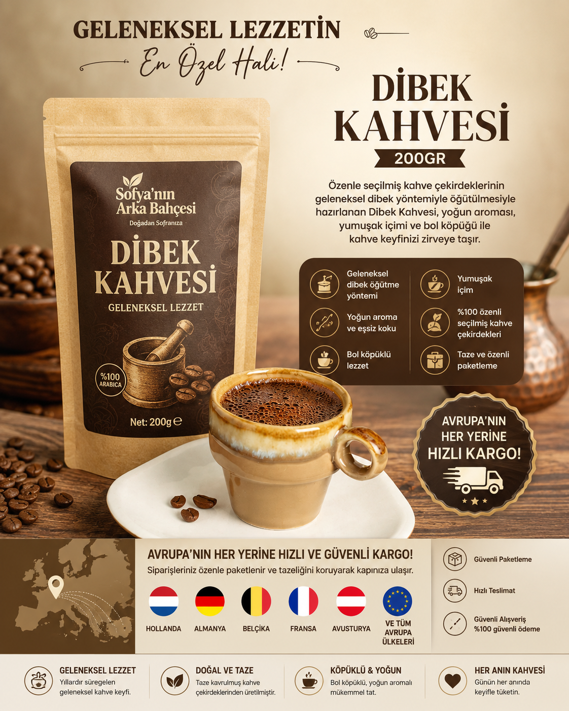 Dibek Kahvesi -200 gr