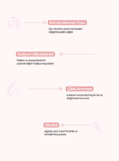 Diş Beyazlatıcı Kırmızı Mercan Tozu (50 gr)