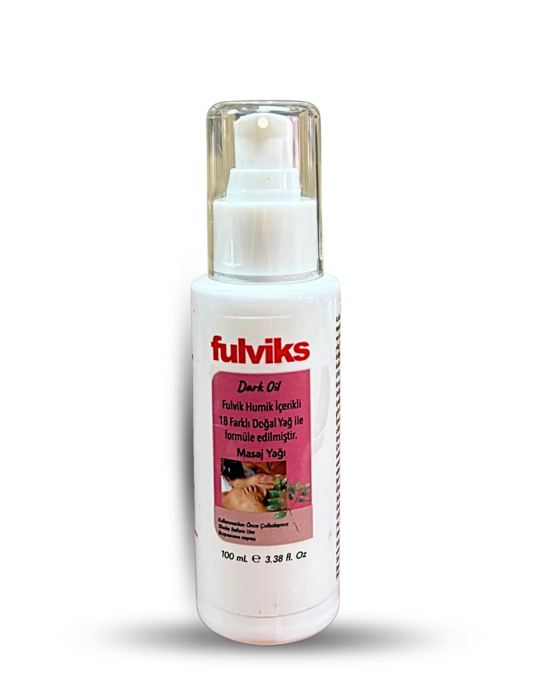 Fulviks Dark Oil Masaj Yağı 100ml | Fulvik Humik Asit ile Profesyonel Masaj