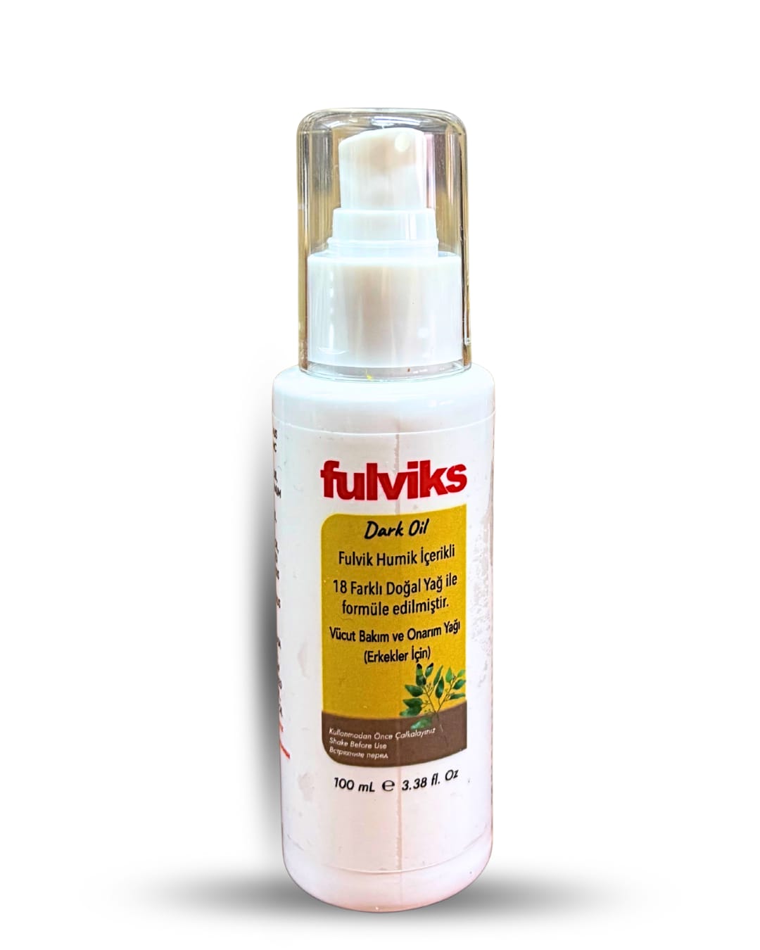Fulviks Dark Oil Erkekler İçin Vücut Bakım Yağı 100ml | Erkek Cilt Bakımı