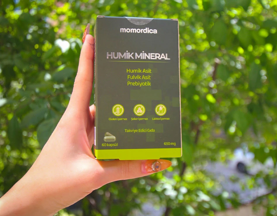 Humik Mineral 60 Kapsül - Humik Asit Fulvik Asit Prebiyotik - 650mg