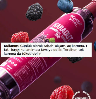 Karadut, Karamürver, Ahududu Özü - 680gr