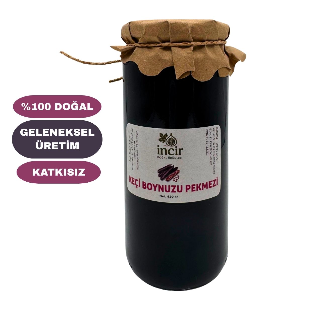 Keçiboynuzu Pekmezi 620 gr