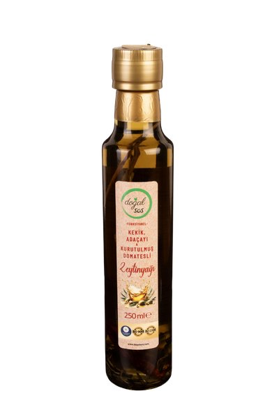 Fonksiyonel Dağ Kekiği Adaçayı Kurutulmuş Domatesli Zeytinyağı 250ml