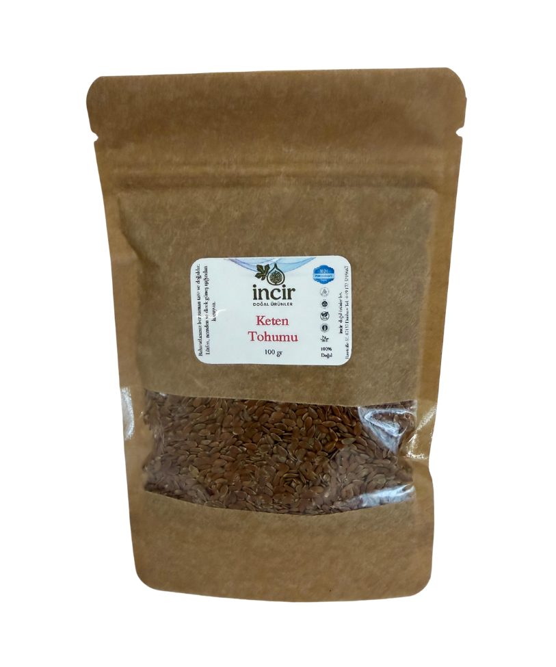 Keten Tohumu 100 gr - Kahverengi Keten Tohumu | %100 Doğal Omega-3 Kaynağı