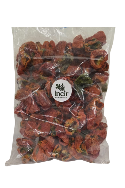 Kurutulmuş Acı Dolmalık Biber 50 Adet - Güneşte Kurutma | Katkısız