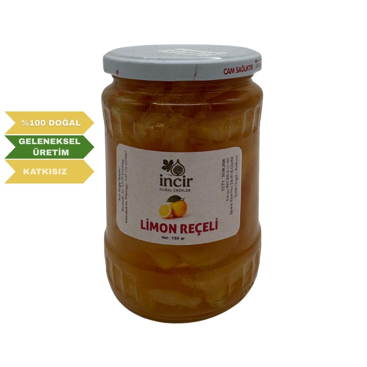 Limon Reçeli 750 Gr