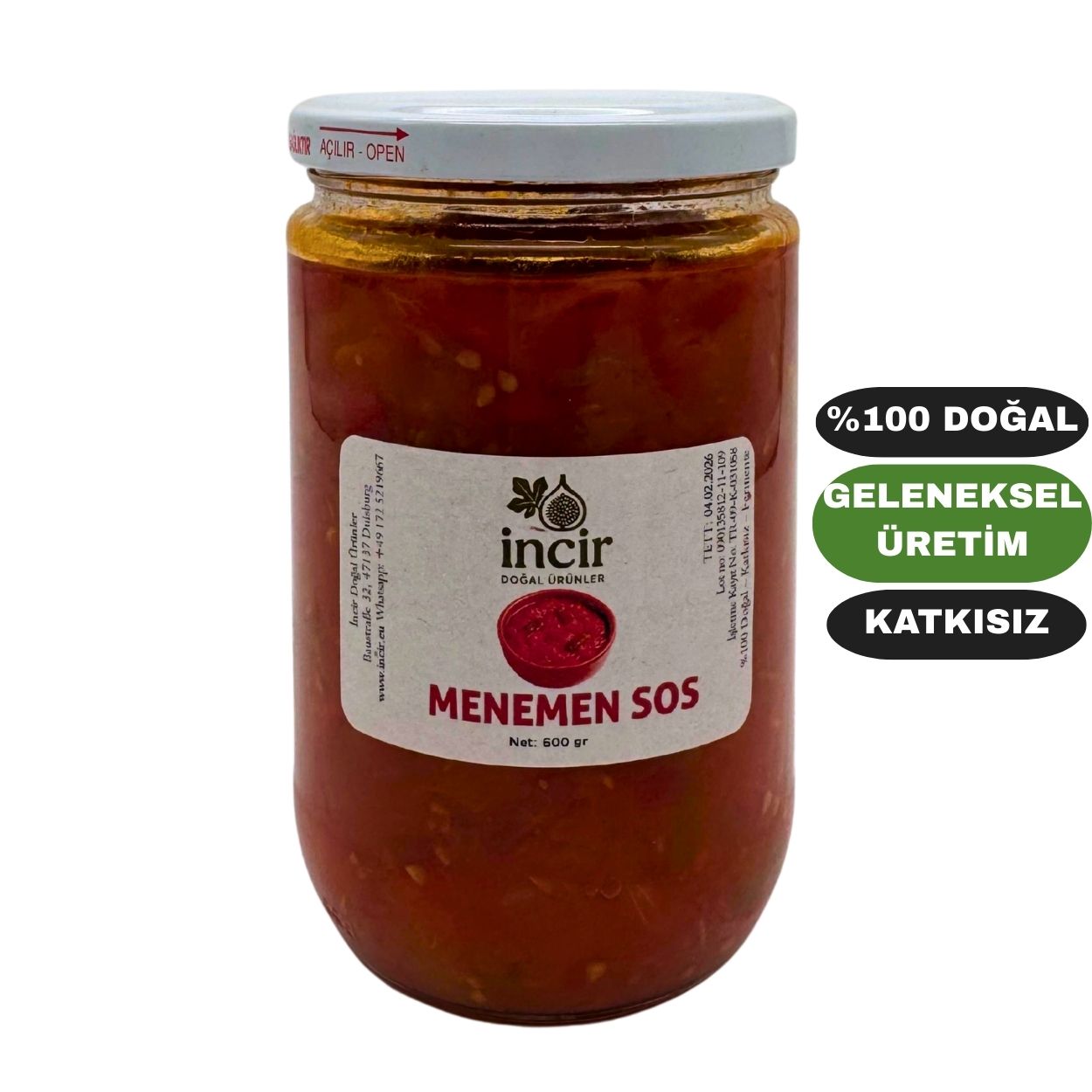 Menemen Sos 600 gr