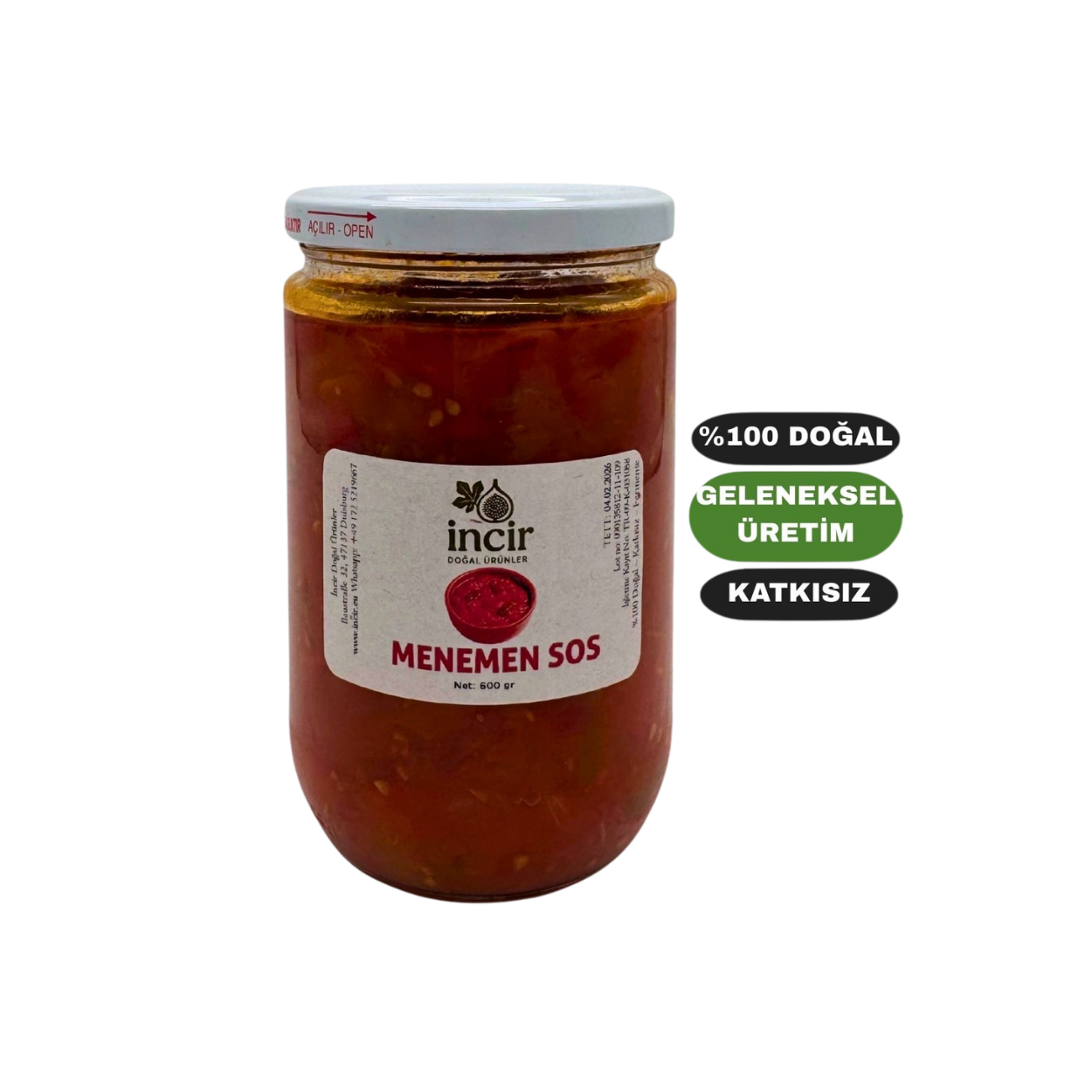 Menemen Sos 600 gr