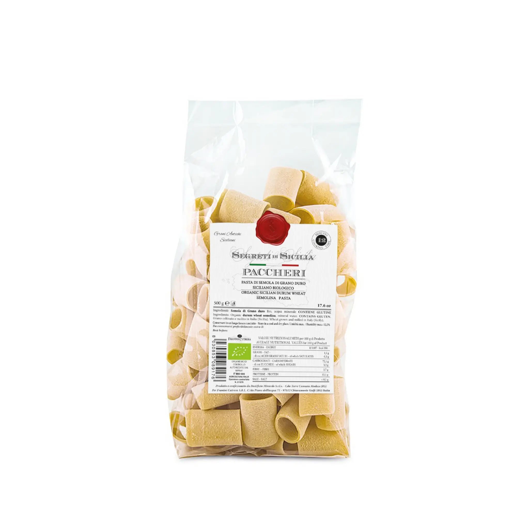 Paccheri – Doğal Sicilya Makarnası