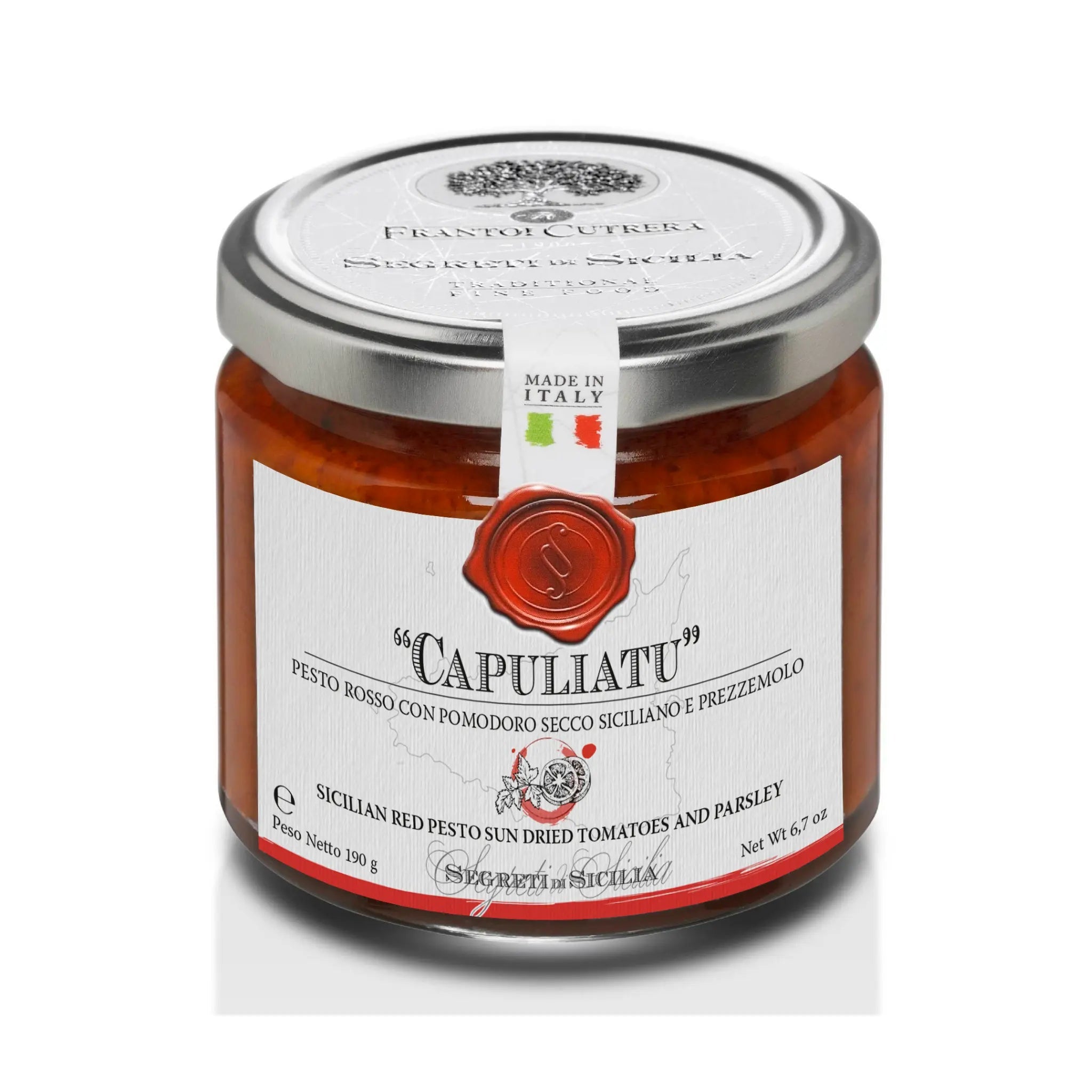 Sicilya Usulü Kırmızı Pesto – Capuliatu