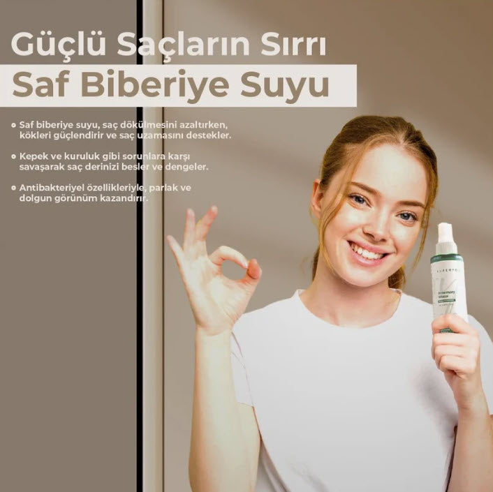 Superyou Biberiye Suyu - Güçlendirici ve Dökülme Önleyici Saç Toniği 150 ML