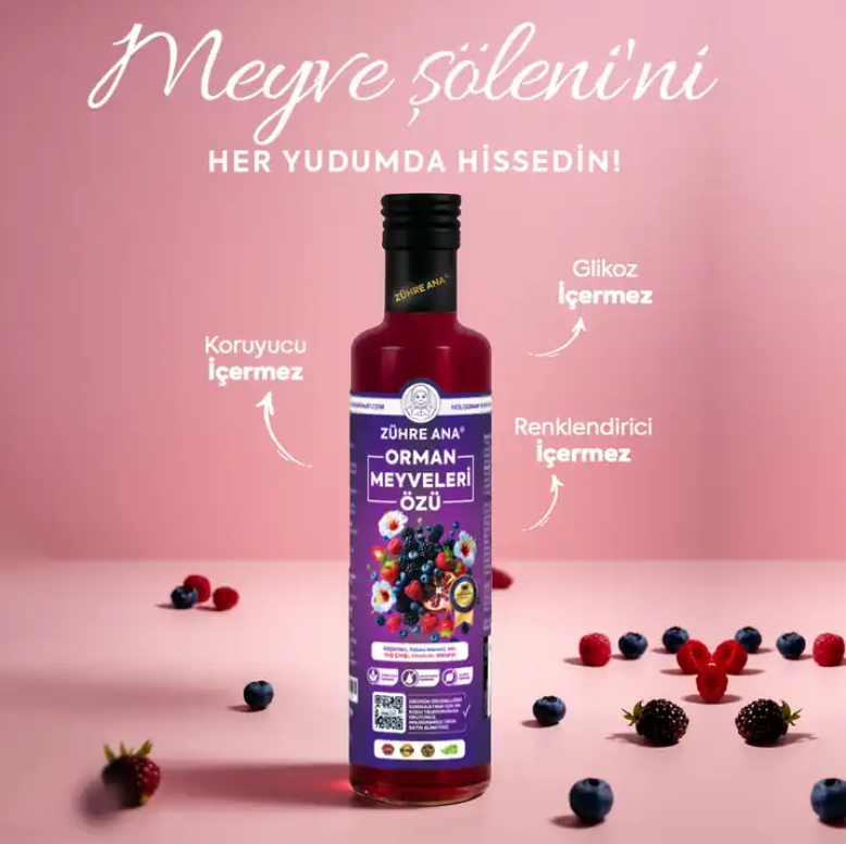 Zühre Ana Orman Meyveleri Özü 640g
