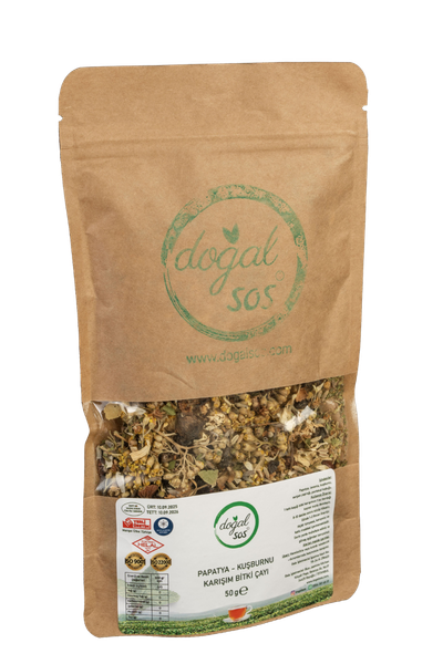 Papatya-Kuşburnu Karışım Bitki Çayı 50g