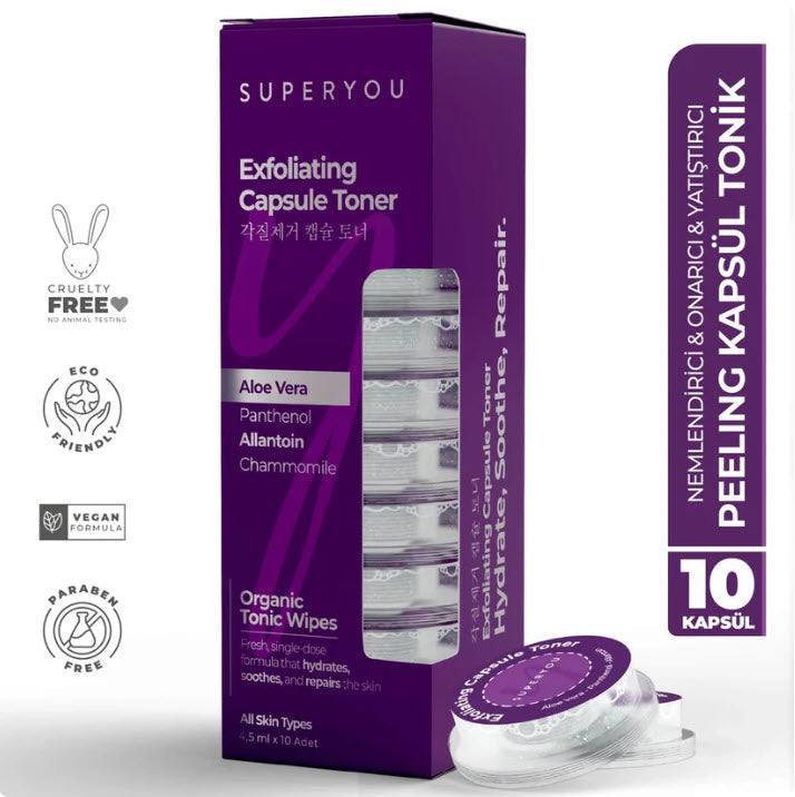 Superyou Peeling Etkili Kapsül Tonik - Gözenek Sıkılaştırma, Ölü Hücrelerden Arınma, Leke Karşıtı