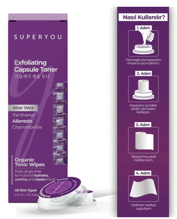 Superyou Peeling Etkili Kapsül Tonik - Gözenek Sıkılaştırma, Ölü Hücrelerden Arınma, Leke Karşıtı