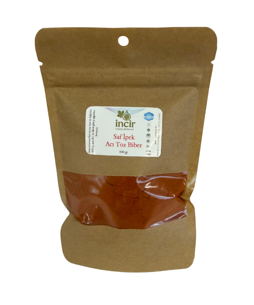 Saf İpek Acı Pul Biber 100 gr - Premium Kalite | %100 Doğal