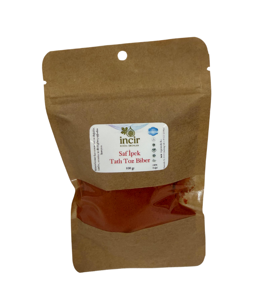 Saf İpek Tatlı Toz Biber 100 gr - Premium Kalite | %100 Doğal