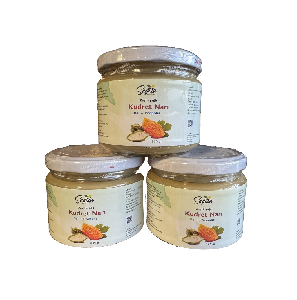 Zeytinyağlı Kudret Narı – Bal + Propolis 250gr