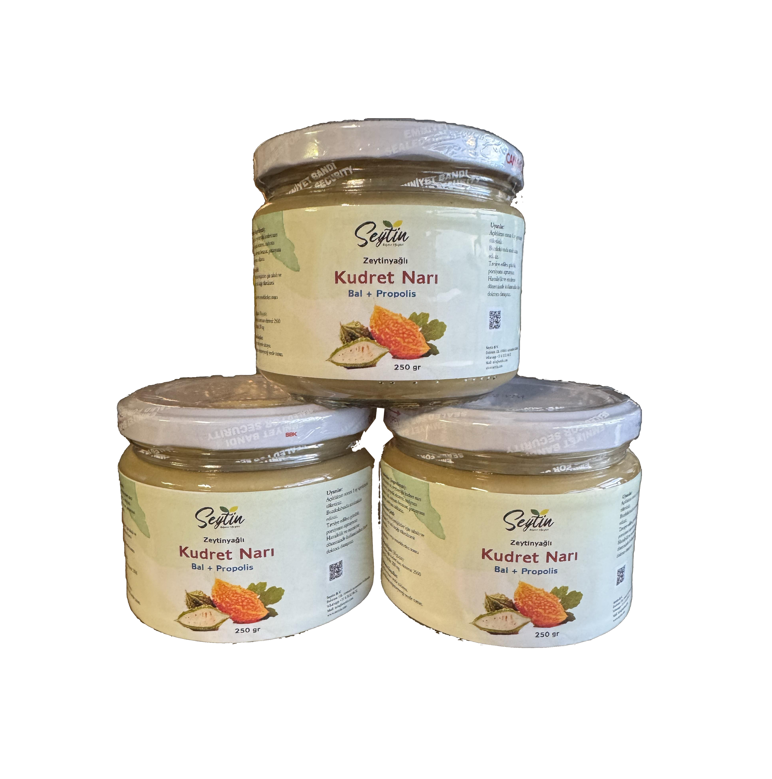 Zeytinyağlı Kudret Narı – Bal + Propolis 250gr