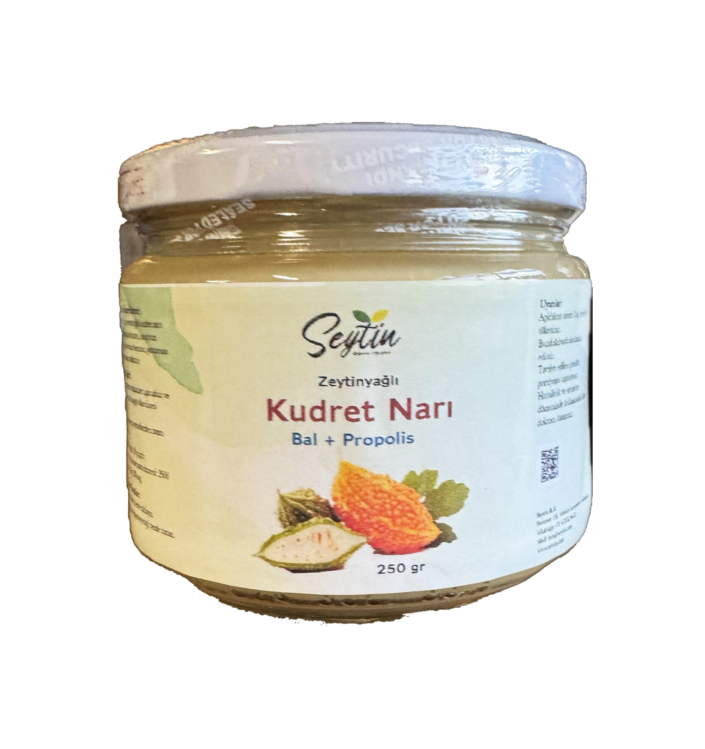Zeytinyağlı Kudret Narı – Bal + Propolis 250gr