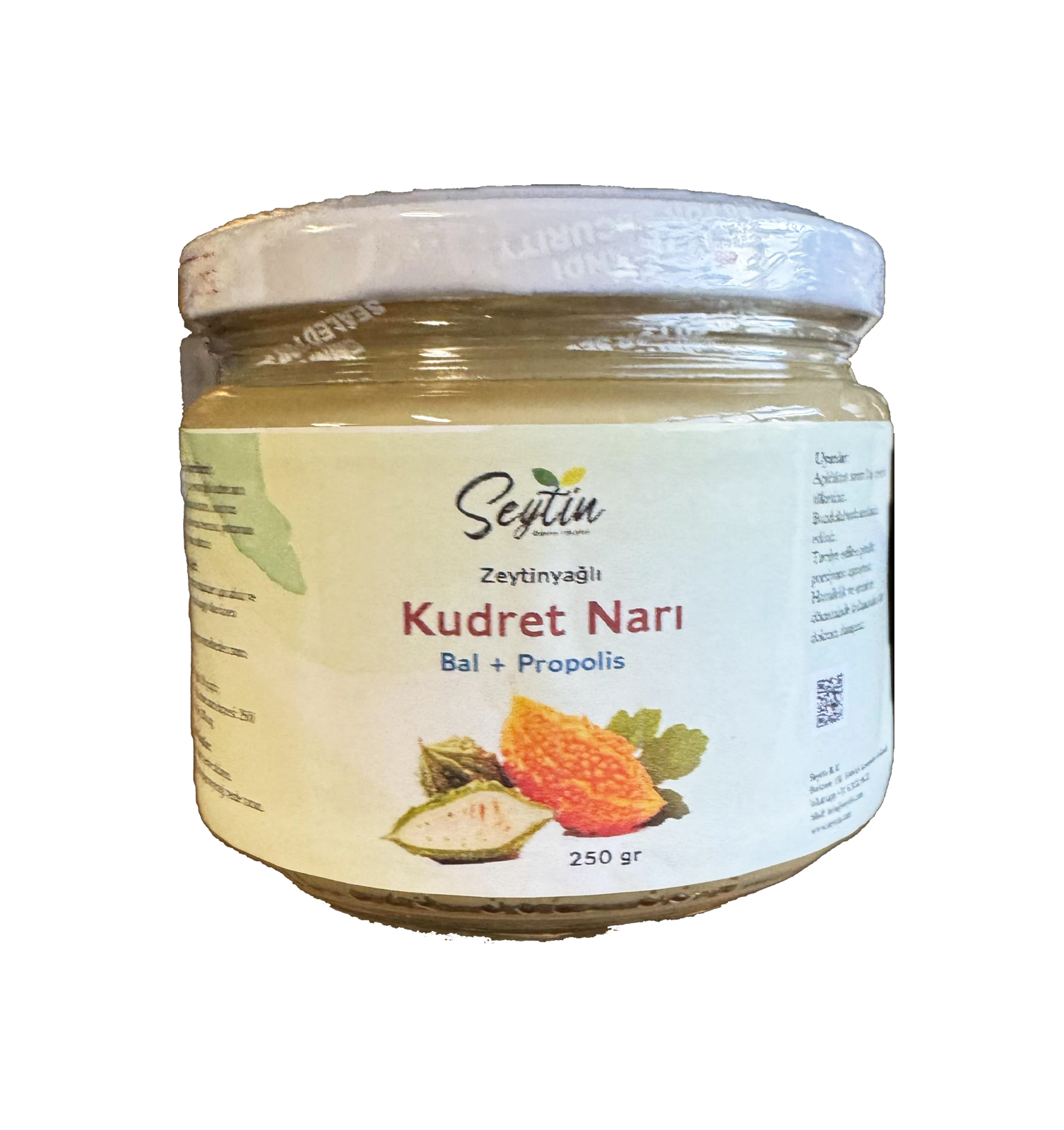 Zeytinyağlı Kudret Narı – Bal + Propolis 250gr