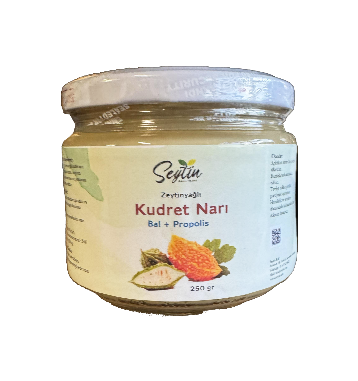 Zeytinyağlı Kudret Narı – Bal + Propolis 250gr