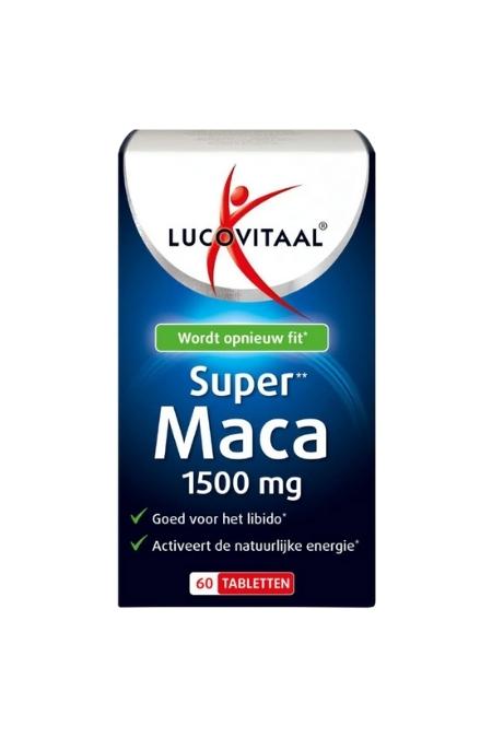 Super Maca 1500mg 60 Tablet - Libido ve Enerji Desteği | Vegan