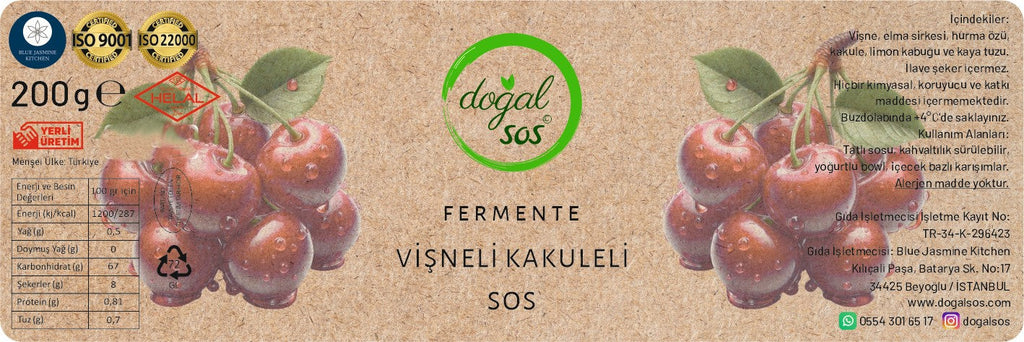 Fermente Vişneli Kakuleli Sos