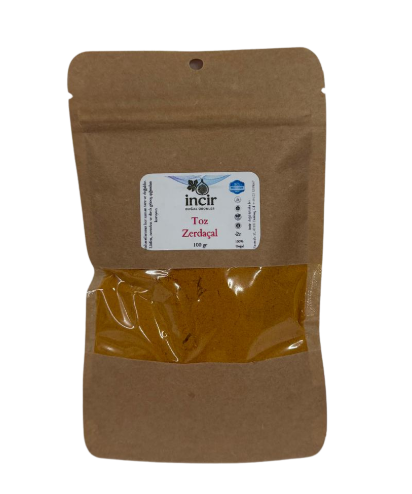 Toz Zerdeçal - 100gr | Öğütülmüş Zerdeçal | %100 Doğal | Turmeric Powder