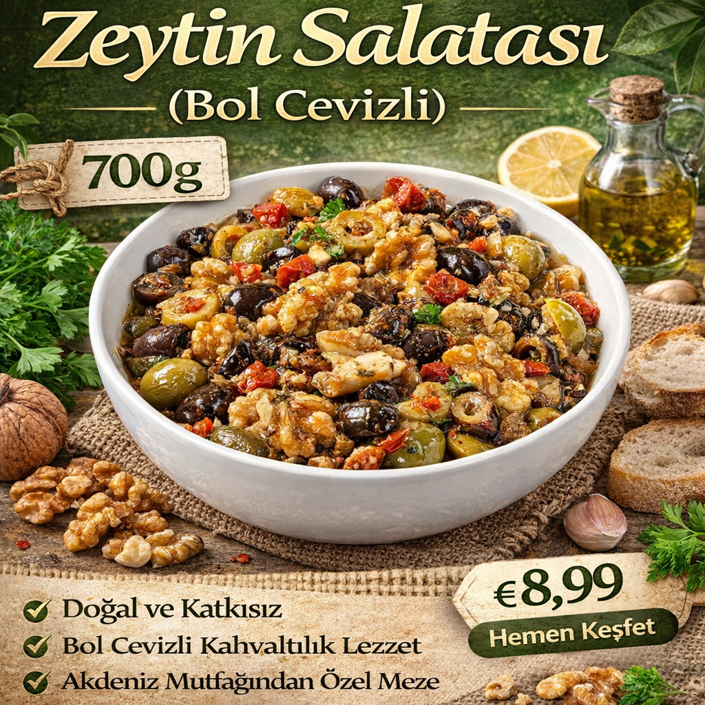 Zeytin Salatası (Bol Cevizli) - 780gr